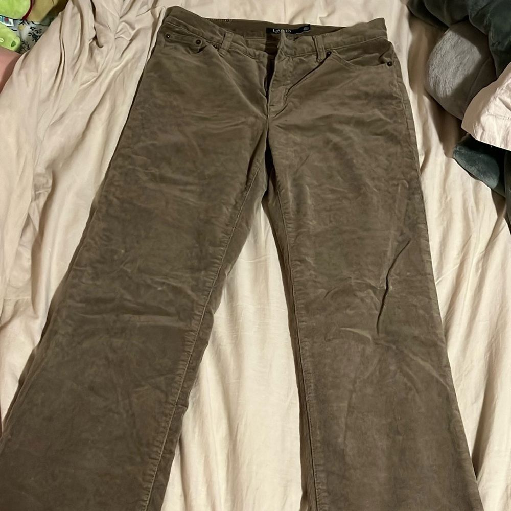 Curdoroy designer pants,size 8